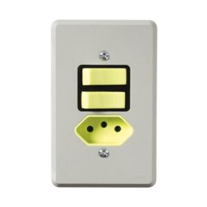 Interruptor 2Tec+1Tom 2P+T 10/2A 250V Perlex 82/15