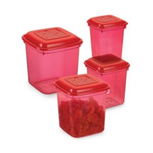 Conj. 4 Potes Mantimento Rainha R-8356