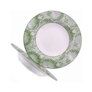 Prato Fundo Ceramic Green D. CX/24 Aleanza 1148
