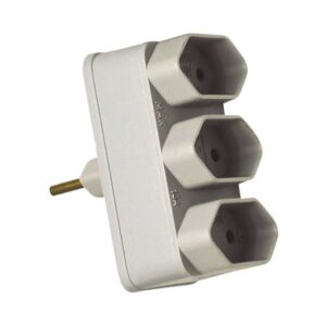 Benjamim Branco 10A/250V 2P+T InterNEED R-053552