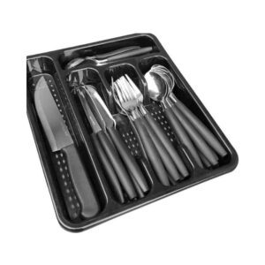 Talher+Faca P/Chur Caprese c/26 PT Fratelli R-1064