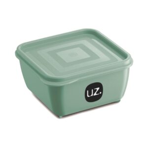 Pote Multiuso Quad.UZ 0,5L VD Menta Ref.UZ289-VEM