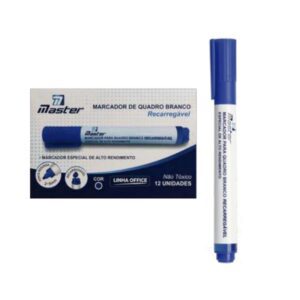 Marcador de Quadro Rec C/12 AZ Master R-MOMQBAZ