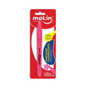 Marcador Fluorescente Rosa BR/1 Molin R-9044