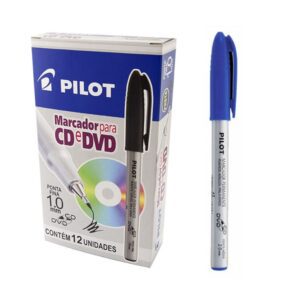 Marcador Permanente Pilot CD/DVD 1.0 Azul C/12
