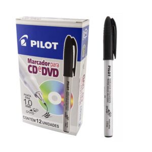 Marcador Permanente Pilot CD/DVD 1.0 Preto C/12