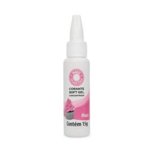 Corante Soft Gel Rosa Bebê 15g Mago R-221118075122