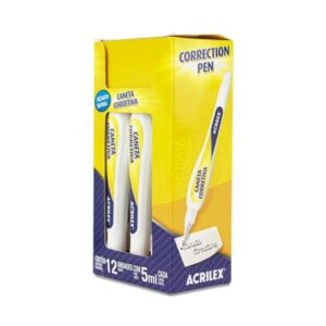 Caneta Corretiva Liquida 5ml 1x12 Acrilex R-1535