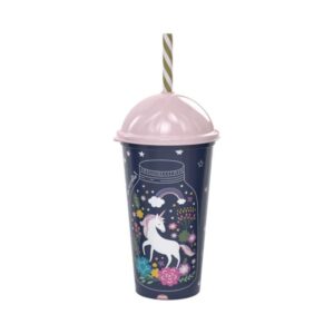 Copo Shake Unicornio 500ml Plasutil R-1007