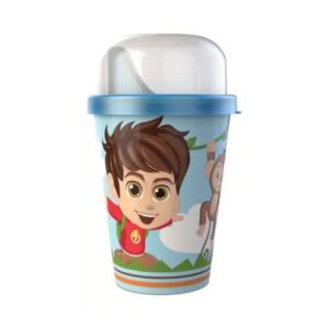 Copo Plástico Jimmy Kid C/Tampa 250ml R-131