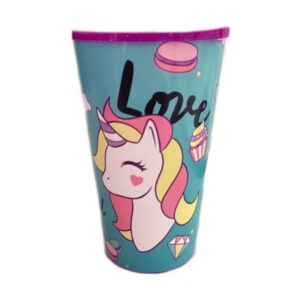 Copo S/ Tampa Unicornio 600ml Lumar R-906