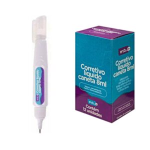 Caneta Corretiva Líquida 8ml C/12 Onda R-4512029