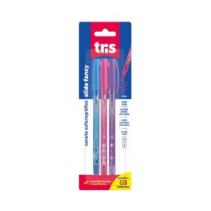 Caneta Esf. Tris Slide Fancy 1.0 c/03un R-613581