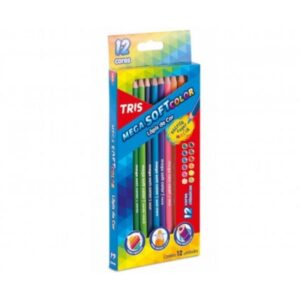 Lápis de Cor 12 Cores Mega SoftColor C/6 R-684116