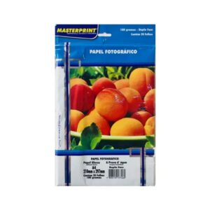 Papel Fotografico Masterprint 180g A4 20Fls