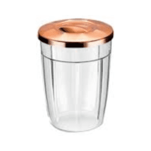 Pote Cristal c/ Tampa Bronze 1L Delta R-PT682