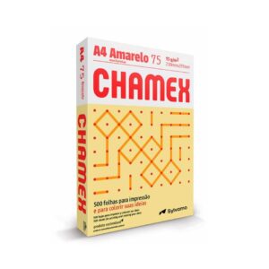 Papel A4 Chamex 75G 500Fls Amarelo R-241