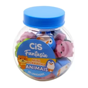 Borracha Mini Fantasia Animais Cis Sort C/20 R3408