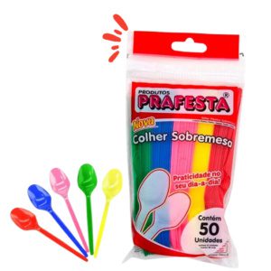 Colher Sobremesa Prafesta Pct/50 Color