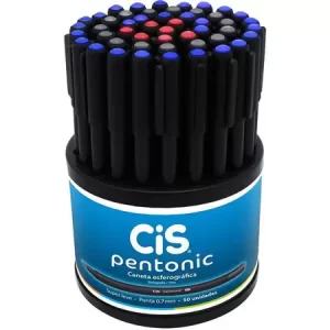Caneta Esf. Cis Pentonic 3 Cores 0.7mm C/50