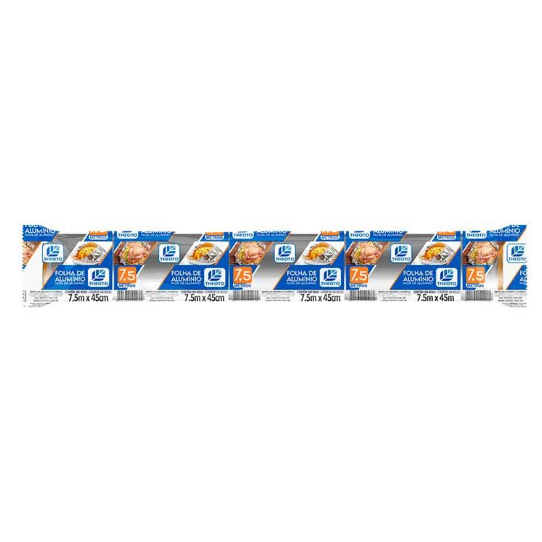 Papel Aluminio Theoto Peq. 45cmX7,5m