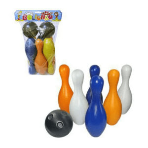 Brinq Mini Toys Bolichão 6 pinos+2 bolas 26cm 0913