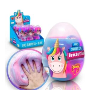 Brinq Slime Ovo Sup Unicórnio 98g Gelelé DP18 Doce