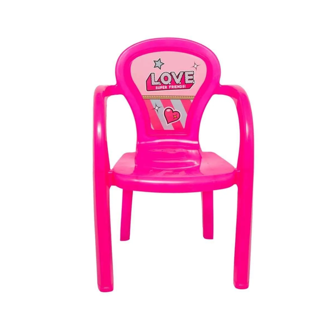 Cadeira Infantil Love 51x35x32cm RS Usual R-471