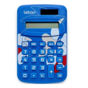 Calculadora Solar C/Ades Sonic 8Dig Letron R-10314