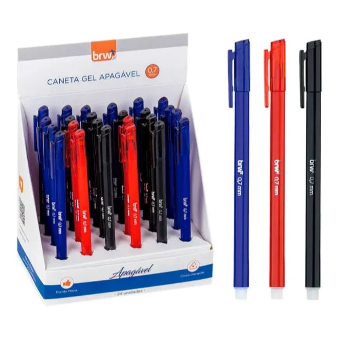 Caneta Esf. Apagável Basic 0.7 C/24 BRW R-CA0224