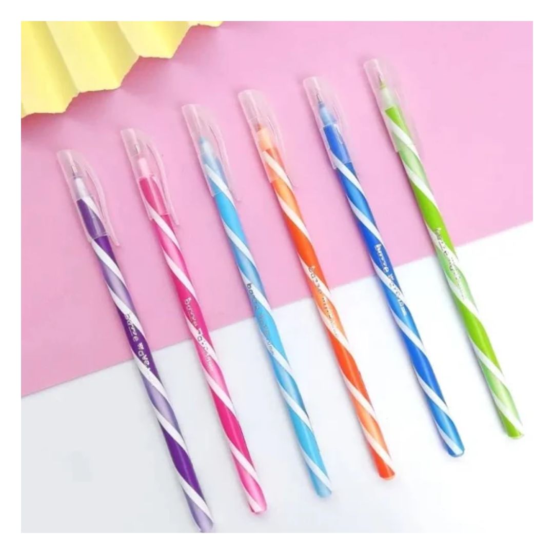Caneta Esf. Wave Colorida 1.0 Bazze C/24 R-653358 - Imagem 2