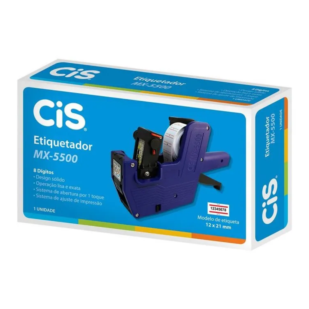 Etiquetadora de Preço 8Dig 12x21mm Cis R-459902