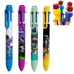 Caneta Esf. 6 Cores 0,7 Space Sort Rocie WPD30113