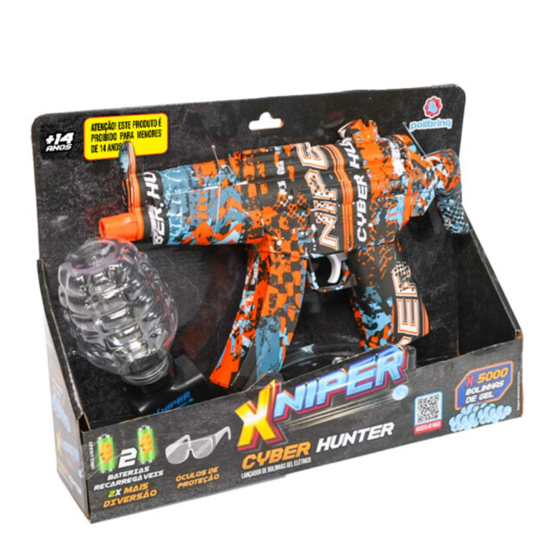 Lançador Xniper Gel C/500 Bolas Polibrinq R-GN012 - Imagem 3