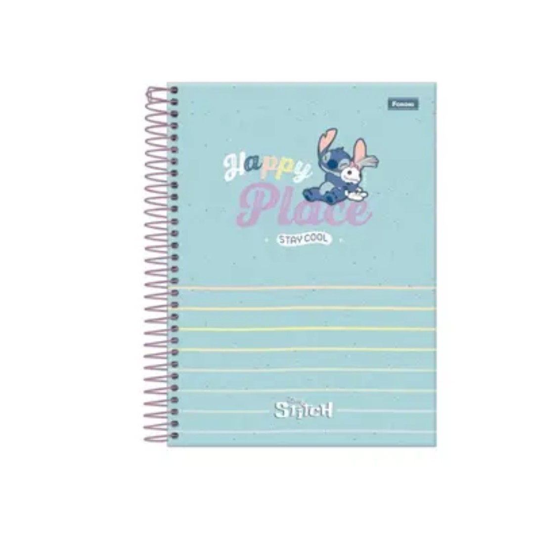 Cad CD Colegial 1x1 80F Stitch C/4 Foroni R-65297 - Imagem 2