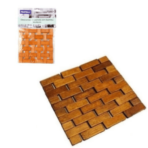 Descanso de Panela Bambu 15,5x15,5 Fratelli 969277