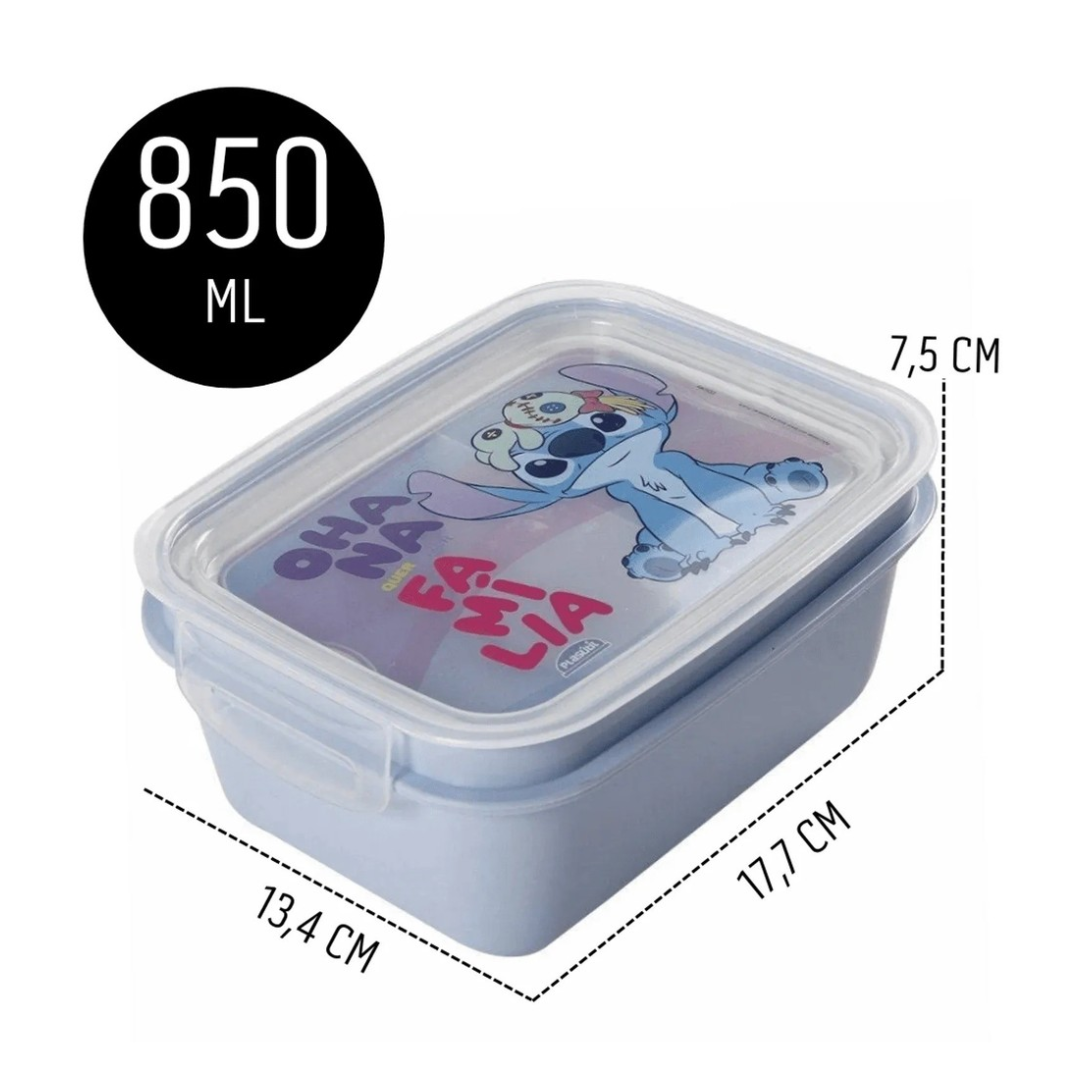 Marmita C/Trava Stitch 850ml Plasutil R-17050 - Imagem 3