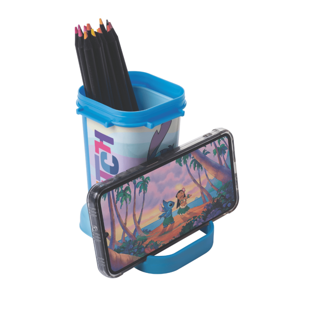 Organiz Retratil + Porta Celular Stitch Plas17534 - Imagem 4