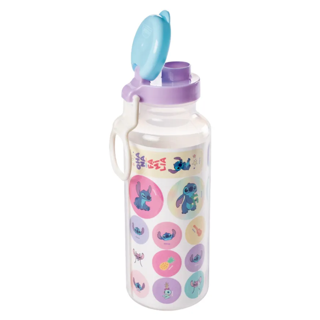 Garrafa Abre Facil 600ml Stitch Plasutil R-16693