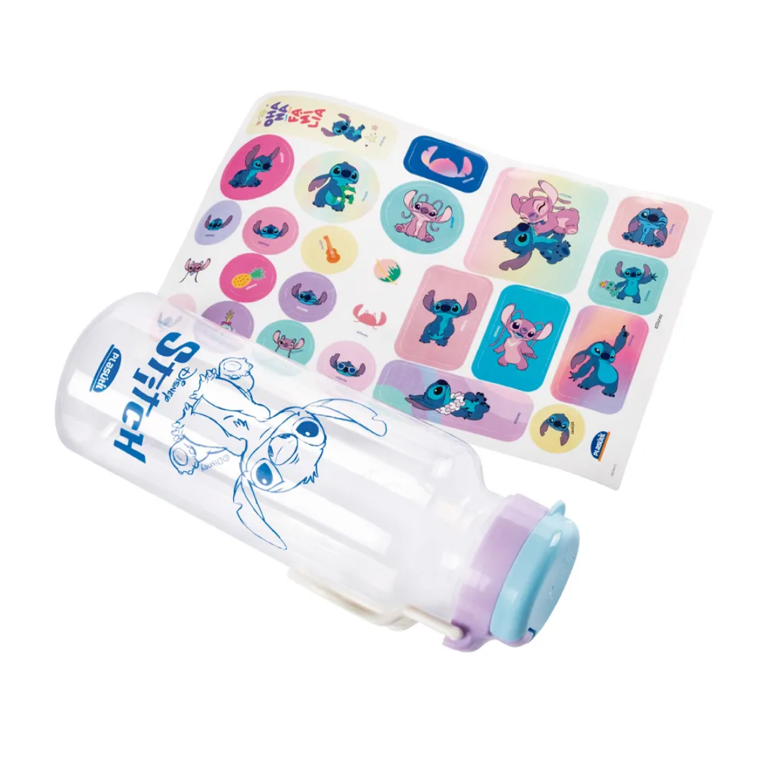 Garrafa Abre Facil 600ml Stitch Plasutil R-16693 - Imagem 2