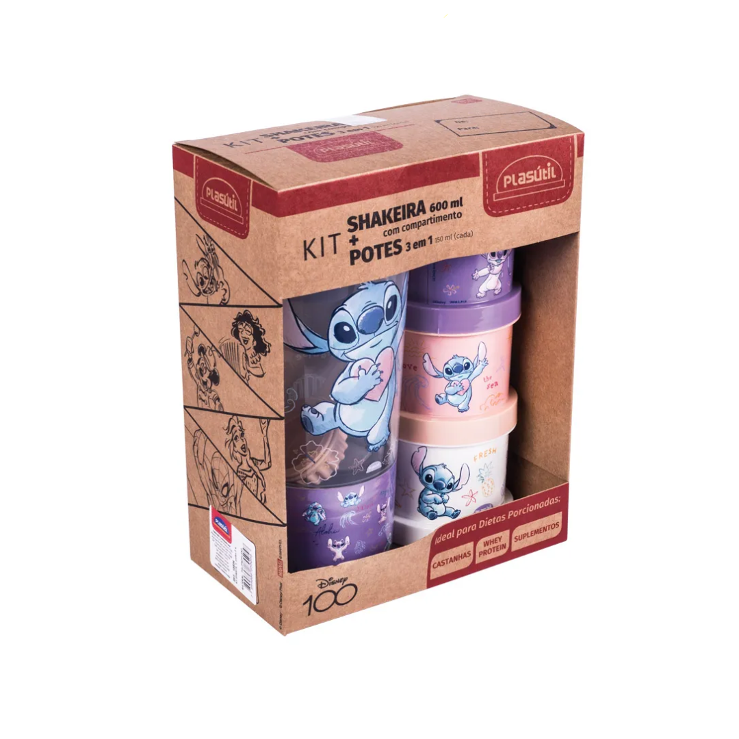 Kit Shakeira+ 3 potes Stitch Plasutil R-15634 - Imagem 6
