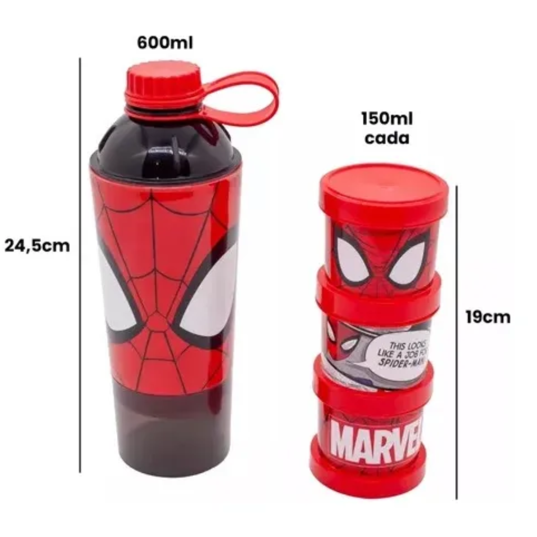 Kit Shakeira+3 Potes Homem Aranha Plasutil R-15630 - Imagem 2