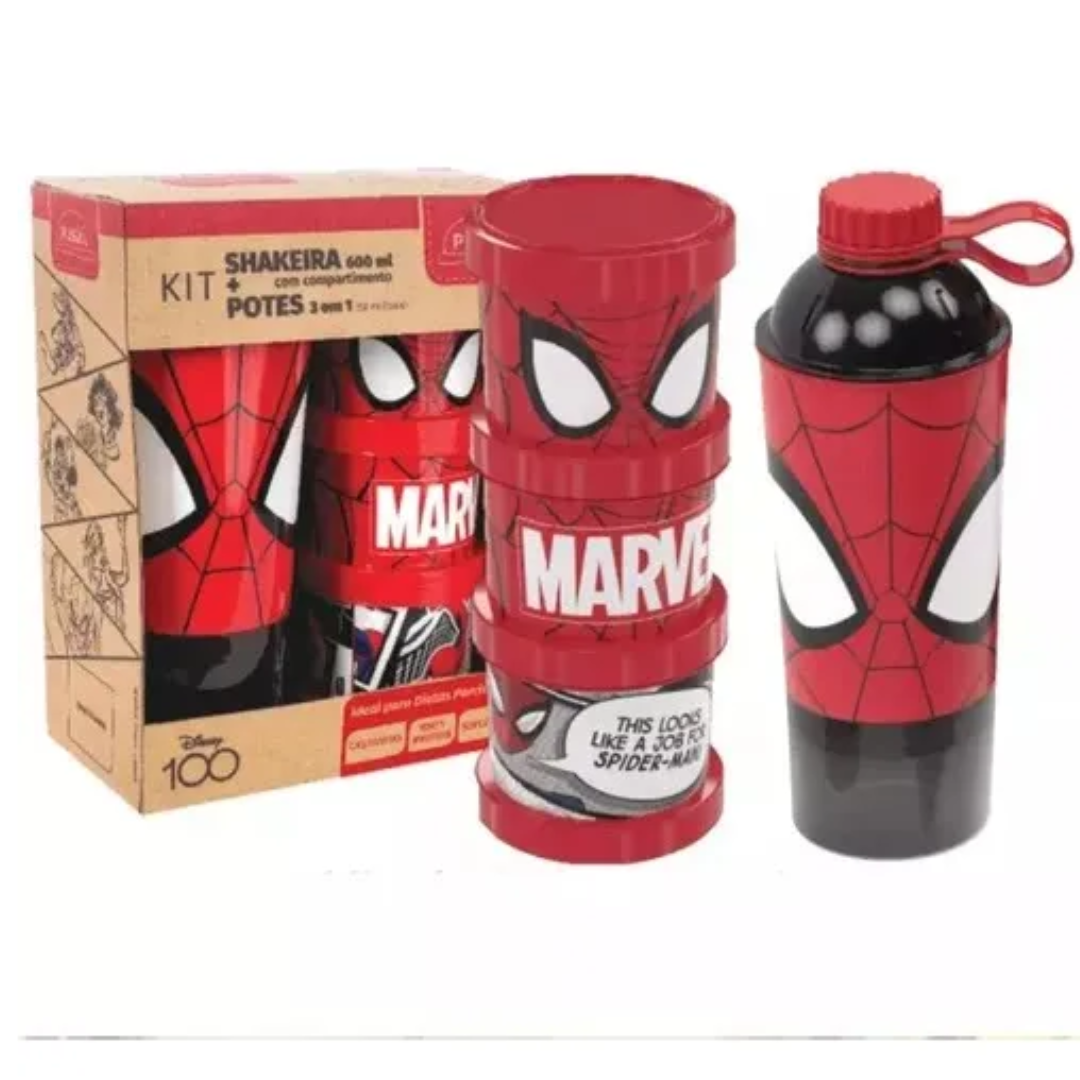 Kit Shakeira+3 Potes Homem Aranha Plasutil R-15630