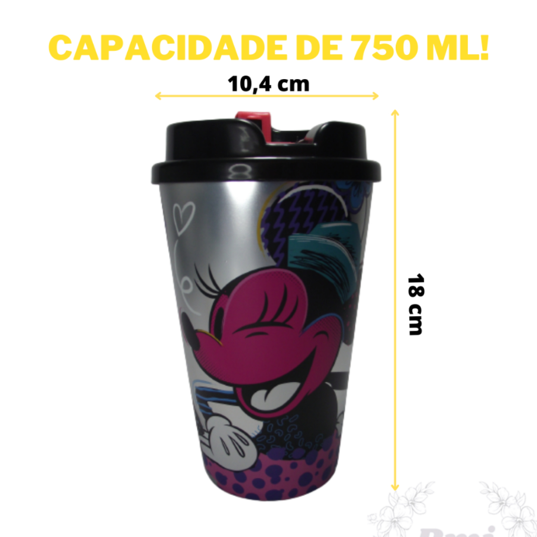 Copo Mickey Metalizado 750ml Sort Potte AD0232 - Imagem 4