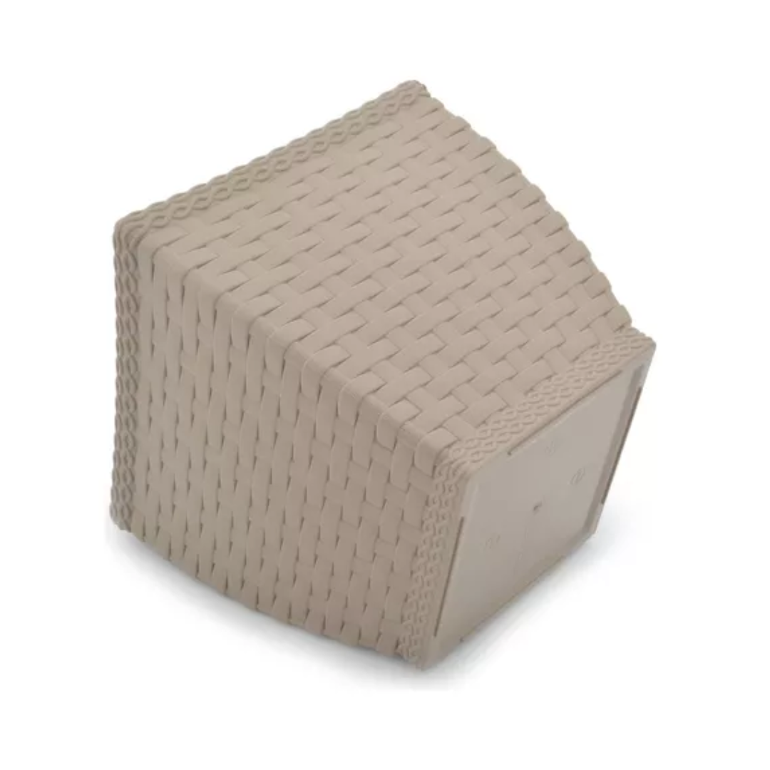 Vaso Cachepo Quad 5,4L Palha Injeplastec 631 - Imagem 3