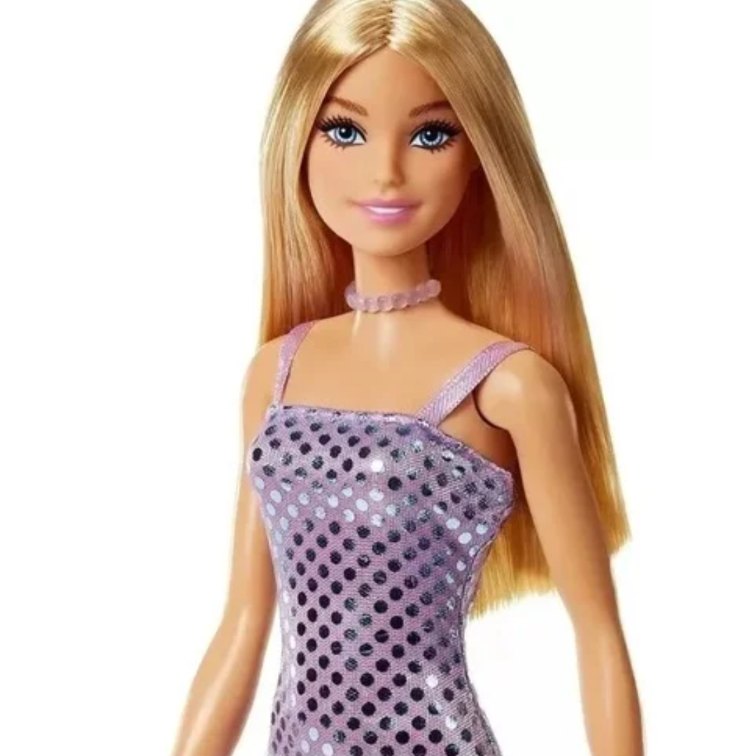 Brinq. Boneca Barbie Glitter Sortido Mattel T7580 - Imagem 6