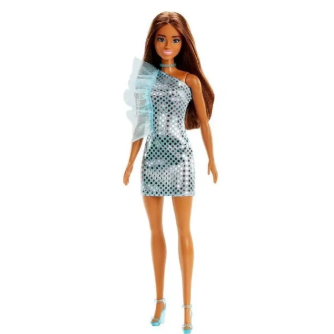 Brinq. Boneca Barbie Glitter Sortido Mattel T7580 - Imagem 3