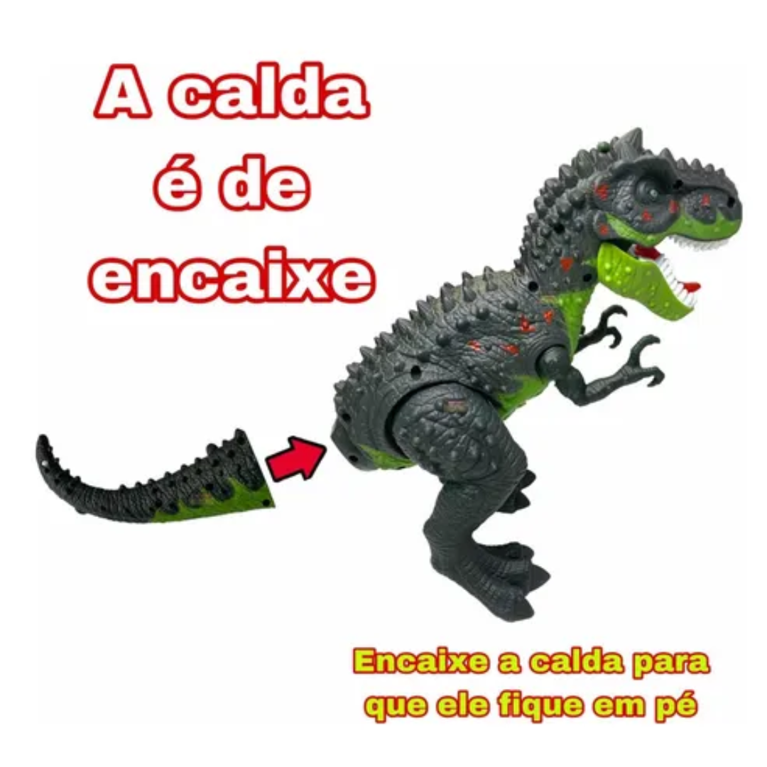 Brinq. Dinossauro Com luz e Som 99Toys 190454 - Imagem 5