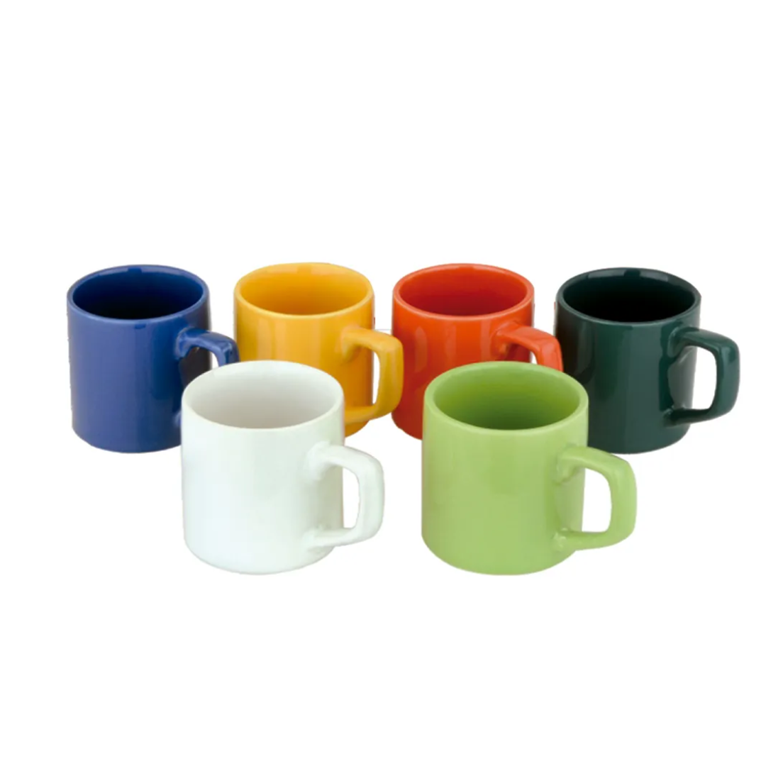 CJ Caneca Ceramica C/6 Cafe Colors 85ml Class H826 - Imagem 2