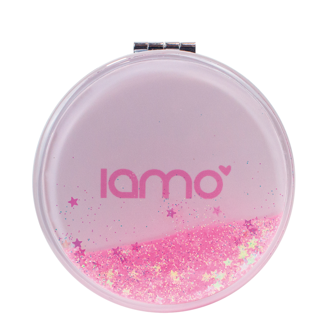 Espelho Bolsa Glitter e Agua Redondo Iamo YS43642 - Imagem 5
